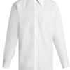 Homme Maison Margiela Chemise En Coton à Col Pointu