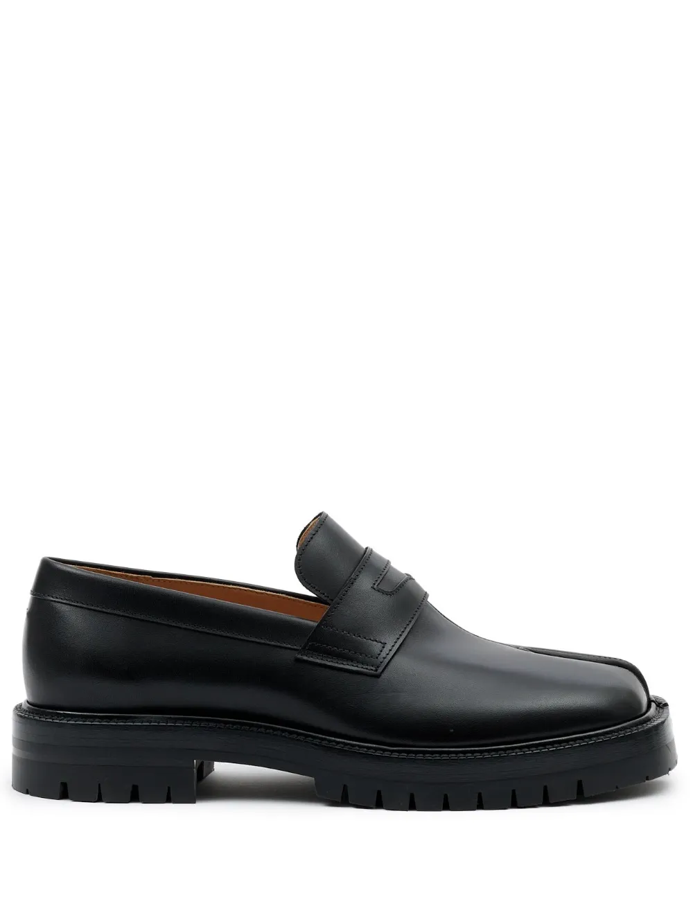 Homme Maison Margiela Mocassins En Cuir à Bout Fendu 1 Homme Maison Margiela Mocassins En Cuir à Bout Fendu