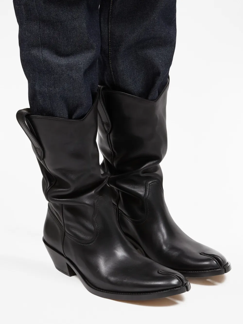 Homme Maison Margiela Bottes En Cuir à Bout Tabi 6 Homme Maison Margiela Bottes En Cuir à Bout Tabi – Image 6