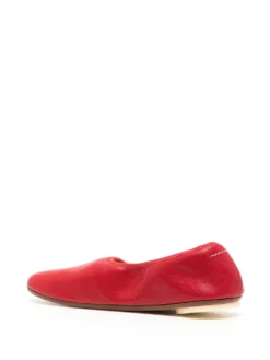 Femme MM6 Maison Margiela Ballerines En Cuir -Épure Mode Promos Boutique 19819528 44524580 1000