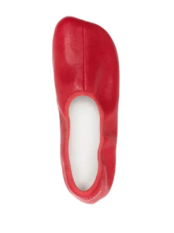 Femme MM6 Maison Margiela Ballerines En Cuir -Épure Mode Promos Boutique 19819528 44524582 1000