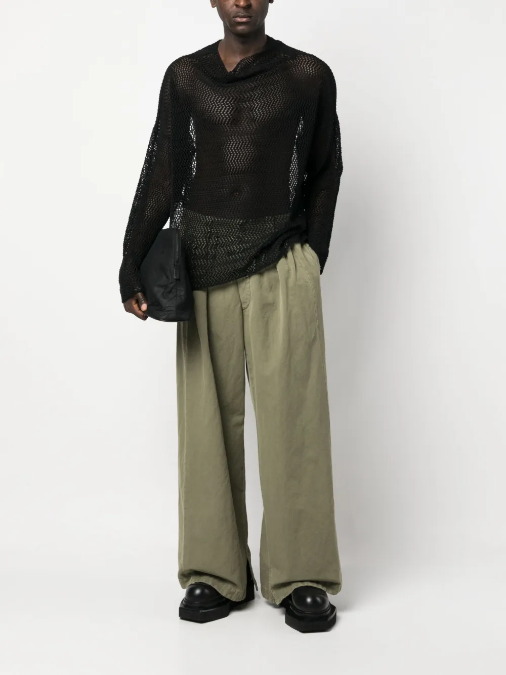 Homme Maison Margiela Pantalon à Coupe Ample 2 Homme Maison Margiela Pantalon à Coupe Ample – Image 2