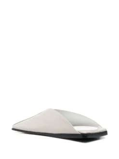 Femme MM6 Maison Margiela Chaussons En Cuir à Bout Fermé 6 Femme MM6 Maison Margiela Chaussons En Cuir à Bout Fermé -Épure Mode Promos Boutique 19872730 44685170 1000