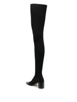 Femme MM6 Maison Margiela Cuissardes 70 Mm En Cuir -Épure Mode Promos Boutique 19884438 50276297 1000