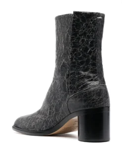 Homme Maison Margiela Bottines En Cuir à Bout Tabi -Épure Mode Promos Boutique 19976885 45156092 1000