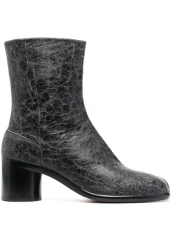 Homme Maison Margiela Bottines En Cuir à Bout Tabi