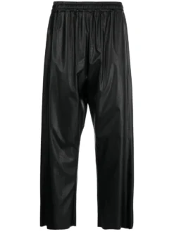Homme MM6 Maison Margiela Pantalon Court En Cuir Artificiel
