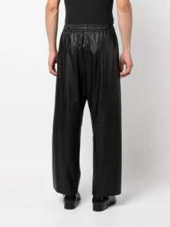 Homme MM6 Maison Margiela Pantalon Court En Cuir Artificiel -Épure Mode Promos Boutique 19985564 50058221 1000