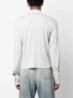 Homme MM6 Maison Margiela Chemise Crop à Manches Longues 8 Homme MM6 Maison Margiela Chemise Crop à Manches Longues -Épure Mode Promos Boutique 19993733 45051898 1000