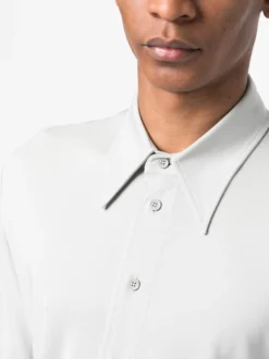 Homme MM6 Maison Margiela Chemise Crop à Manches Longues 9 Homme MM6 Maison Margiela Chemise Crop à Manches Longues -Épure Mode Promos Boutique 19993733 45052452 1000