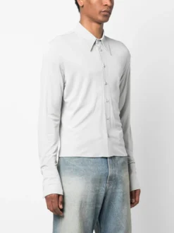 Homme MM6 Maison Margiela Chemise Crop à Manches Longues 7 Homme MM6 Maison Margiela Chemise Crop à Manches Longues -Épure Mode Promos Boutique 19993733 45053187 1000