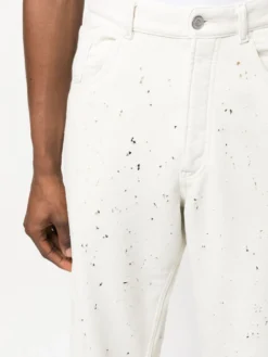 Homme MM6 Maison Margiela Pantalon Ample à Effet Usé -Épure Mode Promos Boutique 20026917 45132261 1000