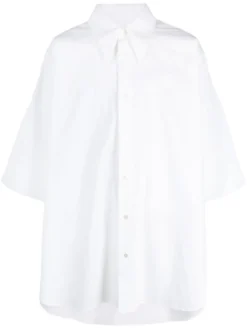 Homme MM6 Maison Margiela Chemise En Coton à Logo