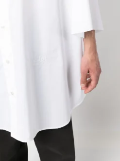 Homme MM6 Maison Margiela Chemise En Coton à Logo -Épure Mode Promos Boutique 20081699 50066884 1000