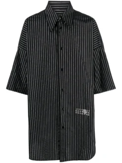 Homme MM6 Maison Margiela Chemise En Coton à Rayures