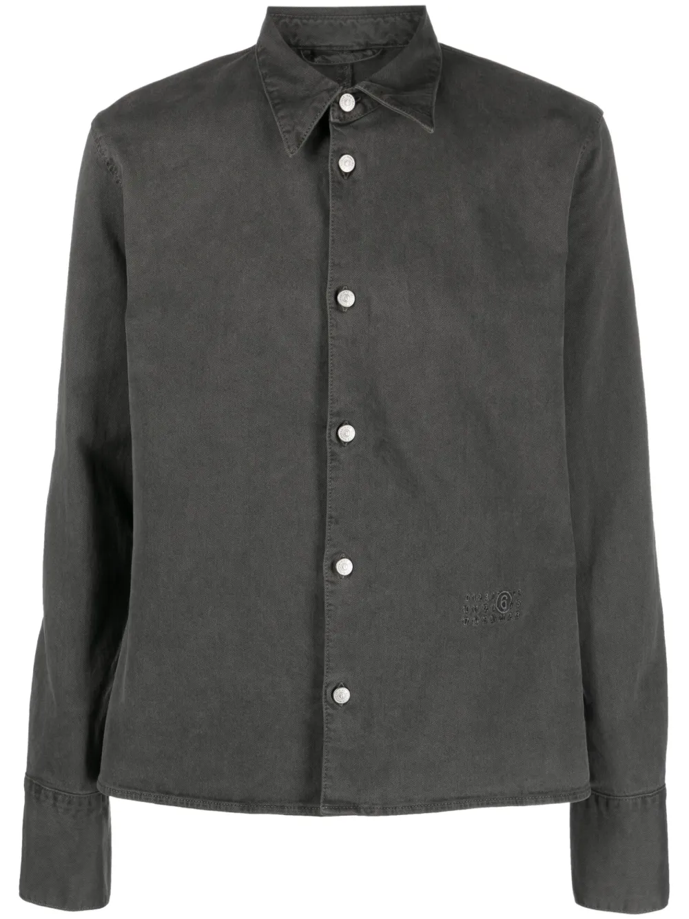 Homme MM6 Maison Margiela Chemise à Logo Brodé 1 Homme MM6 Maison Margiela Chemise à Logo Brodé