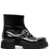 Homme MM6 Maison Margiela Bottines En Cuir à Boucles