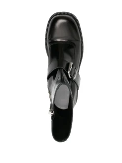 Homme MM6 Maison Margiela Bottines En Cuir à Boucles 7 Homme MM6 Maison Margiela Bottines En Cuir à Boucles -Épure Mode Promos Boutique 20196232 50698297 1000