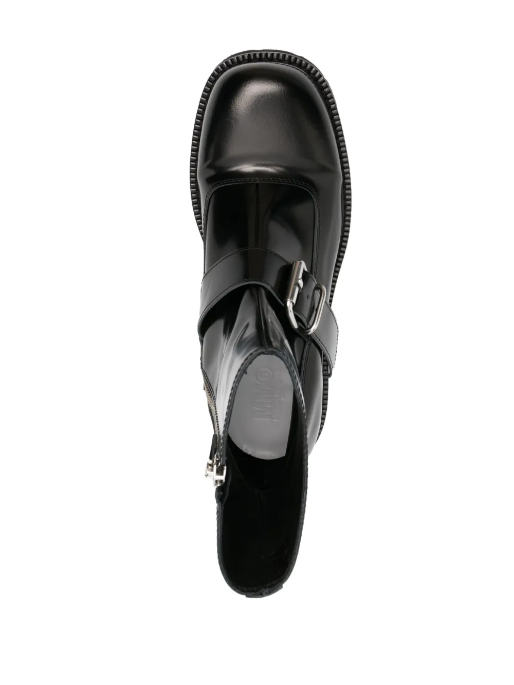 Homme MM6 Maison Margiela Bottines En Cuir à Boucles 4 Homme MM6 Maison Margiela Bottines En Cuir à Boucles – Image 4