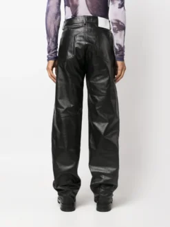 Homme MM6 Maison Margiela Pantalon Ample En Cuir -Épure Mode Promos Boutique 20308443 50724894 1000