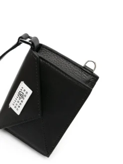 Homme MM6 Maison Margiela Sacoche En Cuir à Plaque Logo -Épure Mode Promos Boutique 20472832 50615139 1000