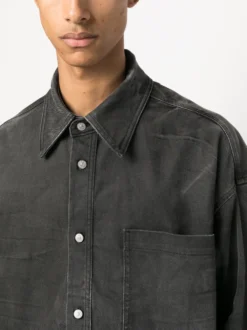 Homme MM6 Maison Margiela Chemise à Effet Usé -Épure Mode Promos Boutique 20558594 50670167 1000