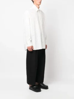 Homme MM6 Maison Margiela Chemise En Coton à Pois -Épure Mode Promos Boutique 20630532 50599698 1000