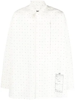 Homme MM6 Maison Margiela Chemise En Coton à Pois