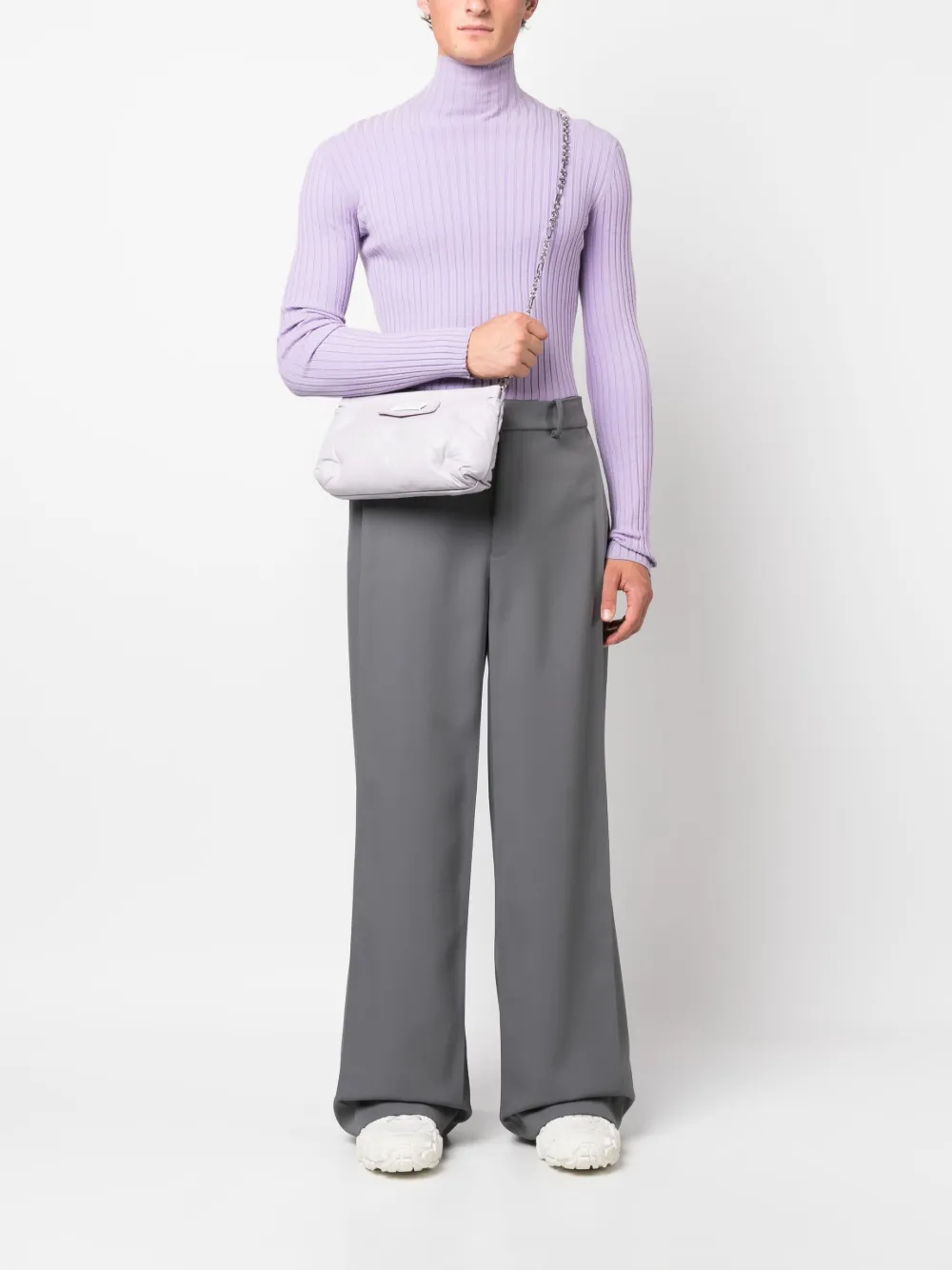 Homme Maison Margiela Sacoche Glam Slam à Design Matelassé 2 Homme Maison Margiela Sacoche Glam Slam à Design Matelassé – Image 2