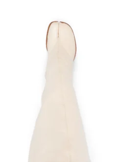 Femme Maison Margiela Bottes Tabi En Cuir 80 Mm -Épure Mode Promos Boutique 20631579 50633979 1000