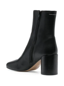 Femme MM6 Maison Margiela Bottines 70 Mm En Cuir -Épure Mode Promos Boutique 20639285 50670514 1000