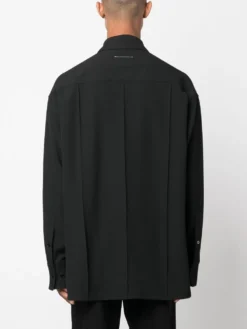 Homme MM6 Maison Margiela Inverted-pleat Long-sleeved Shirt -Épure Mode Promos Boutique 20843853 50816411 1000