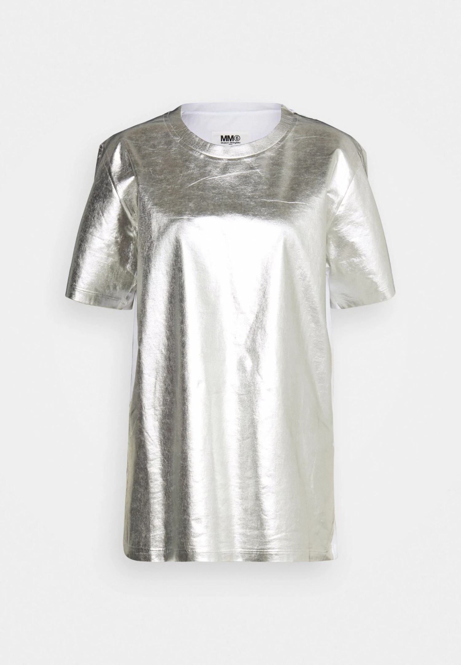 MM6 Maison Margiela T-Shirt Imprimé - Silver/White 6 MM6 Maison Margiela T-Shirt Imprimé - Silver/White – Image 6