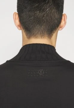 MM6 Maison Margiela Unisex - T-Shirt À Manches Longues - Black -Épure Mode Promos Boutique 34706cab0d0d484a8dc650a411c27262