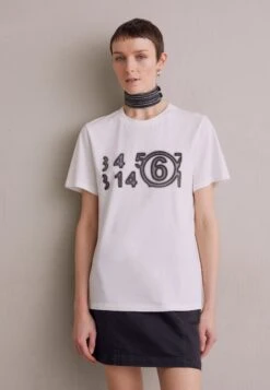 MM6 Maison Margiela T-Shirt Imprimé - Off White